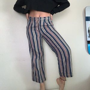 American eagle outfitters STRIPE CROP PANT